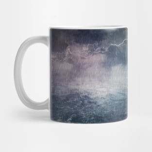 hand sinking in the ocean Mug